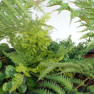 Zoom plantes Amazonie 130 cm - Bac Blanc #Artificiel
