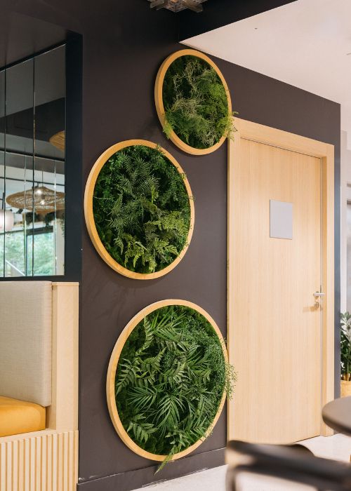 Les Tableaux Végétaux Circulaires #Artificiel