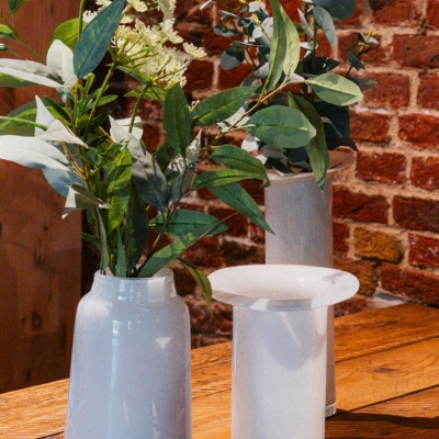 Le Trio Vase Opaline #Artificiel