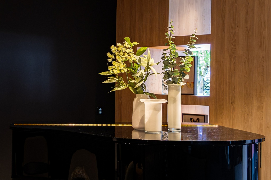 Le Trio Vase Opaline #Artificiel