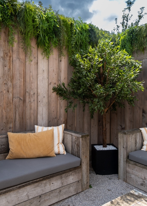 L’Olivier 230 - Cube Blanc #Extérieur #Artificiel