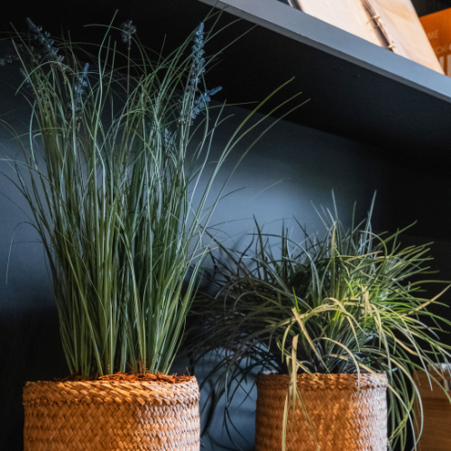 The Lavender – Woven Pot #Artificial