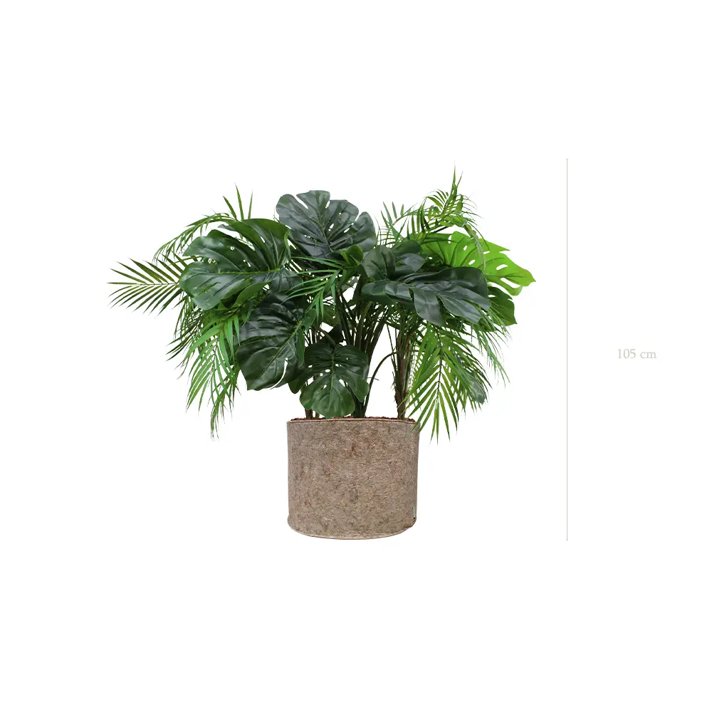 La Java - Pot Tissu Beige #Artificiel