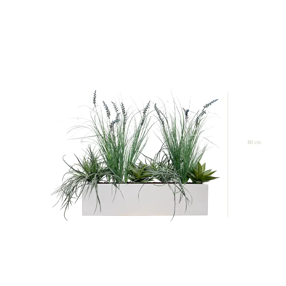 Planter Cassis – White Planter Box #Artificial