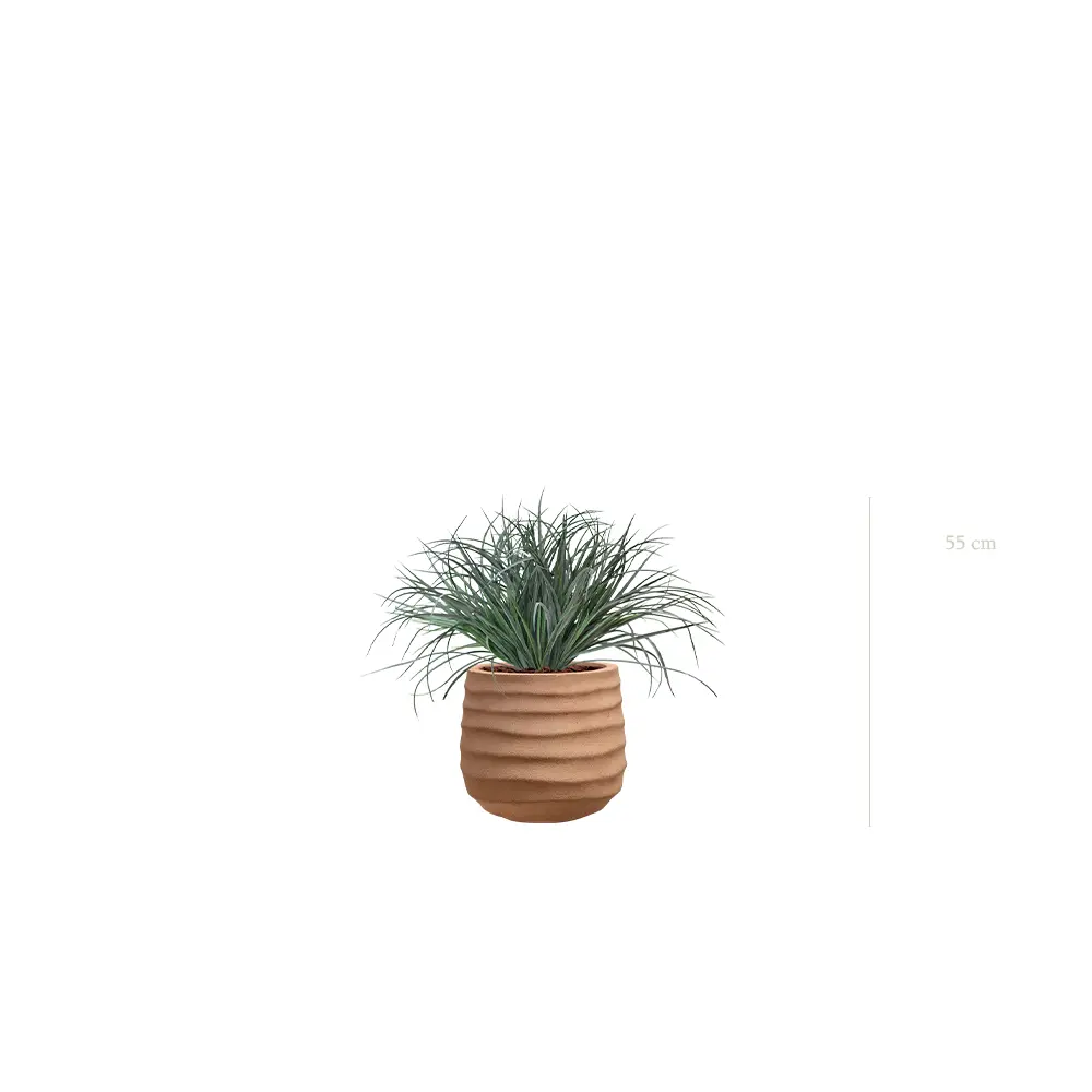 The Graminée Bush – Terracotta Pot #Artificial