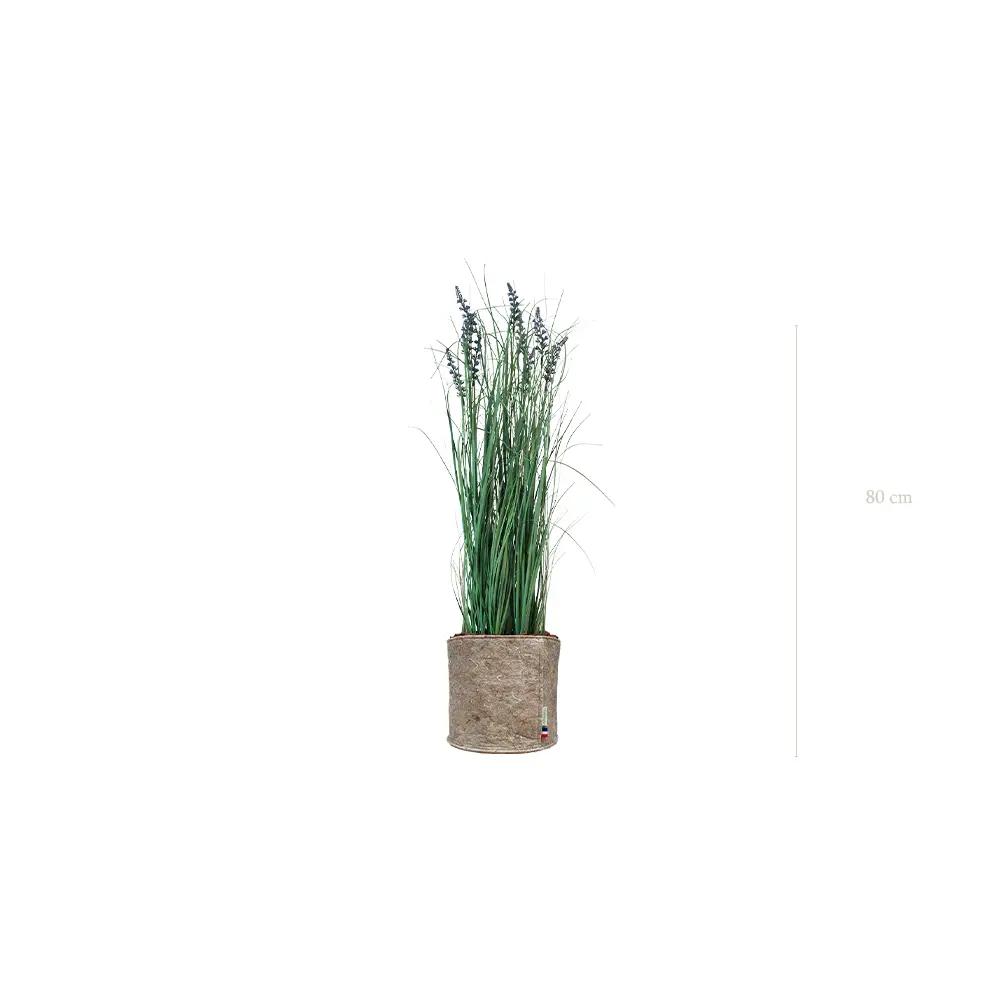 The Lavande – Beige Fabric Pot #Artificial
