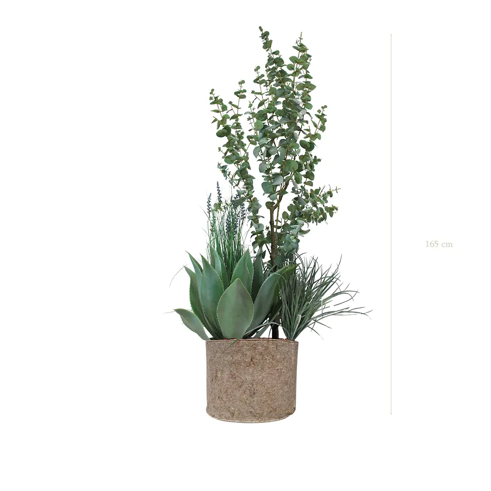 La Fréjus - Pot Tissu Beige #Artificiel