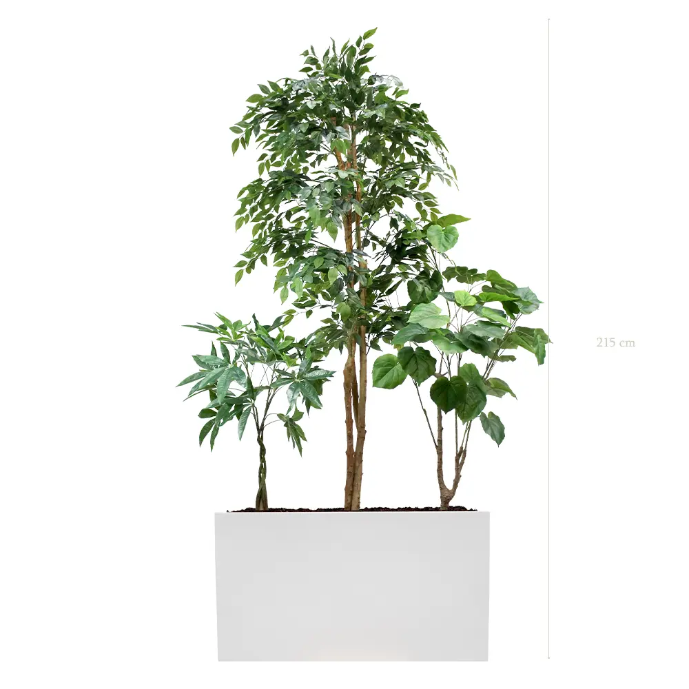 Skye Divider (Small) – White Planter Box #Semi-Natural