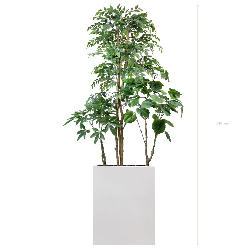 Skye Divider (Medium) – White Planter Box #Semi-Natural