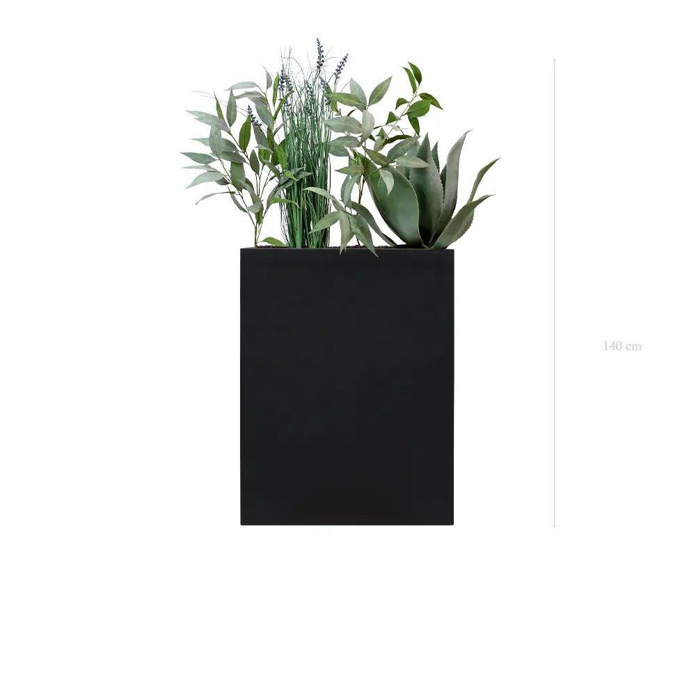 Lavandou Divider (Medium) – Black Planter Box #Artificial