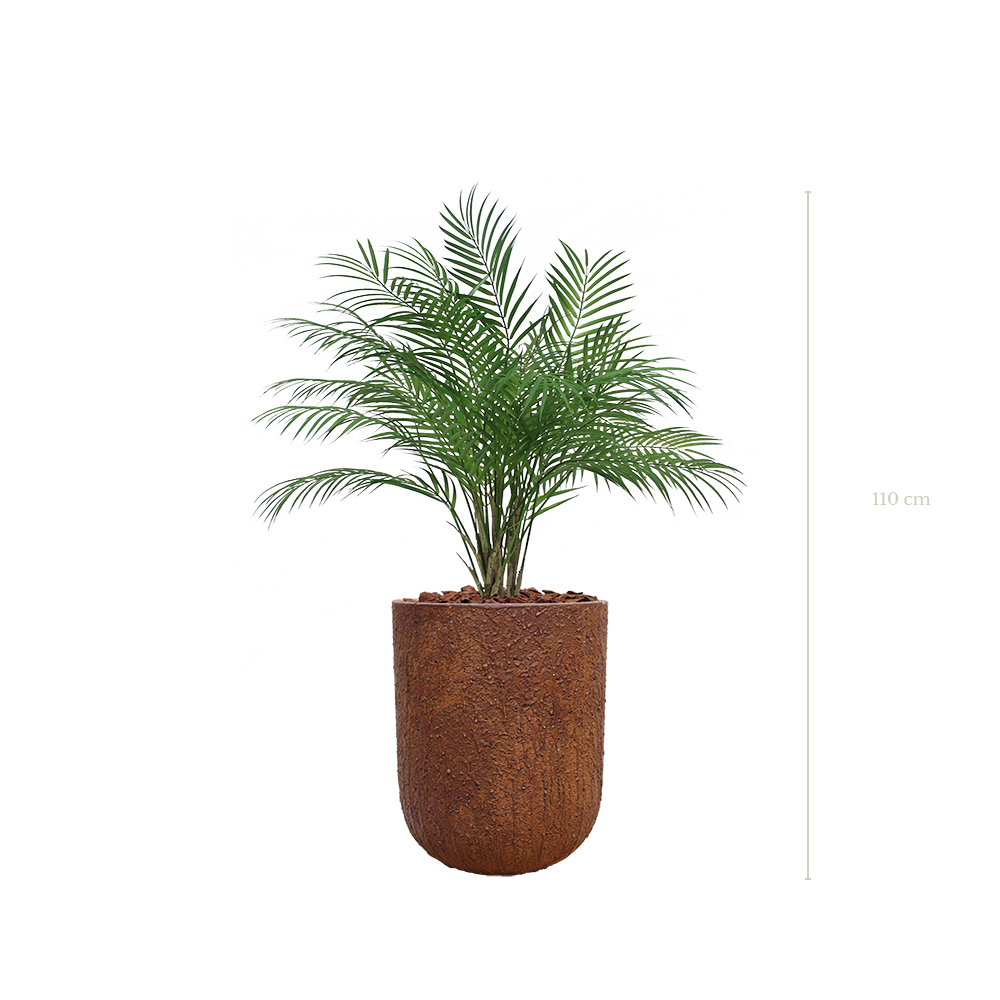 Le Palm 110 cm - Pot Marron #Artificiel