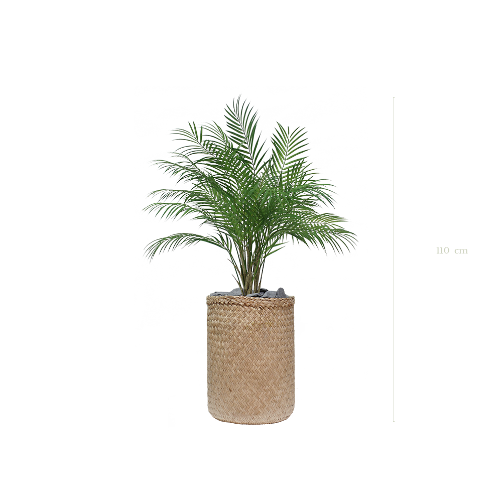 Die Palme 110 cm - Naturgeflecht-Topf #Künstlich