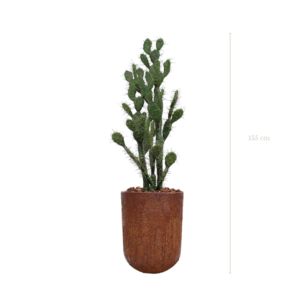 Le Cactus 155 cm - Pot Marron #Artificiel