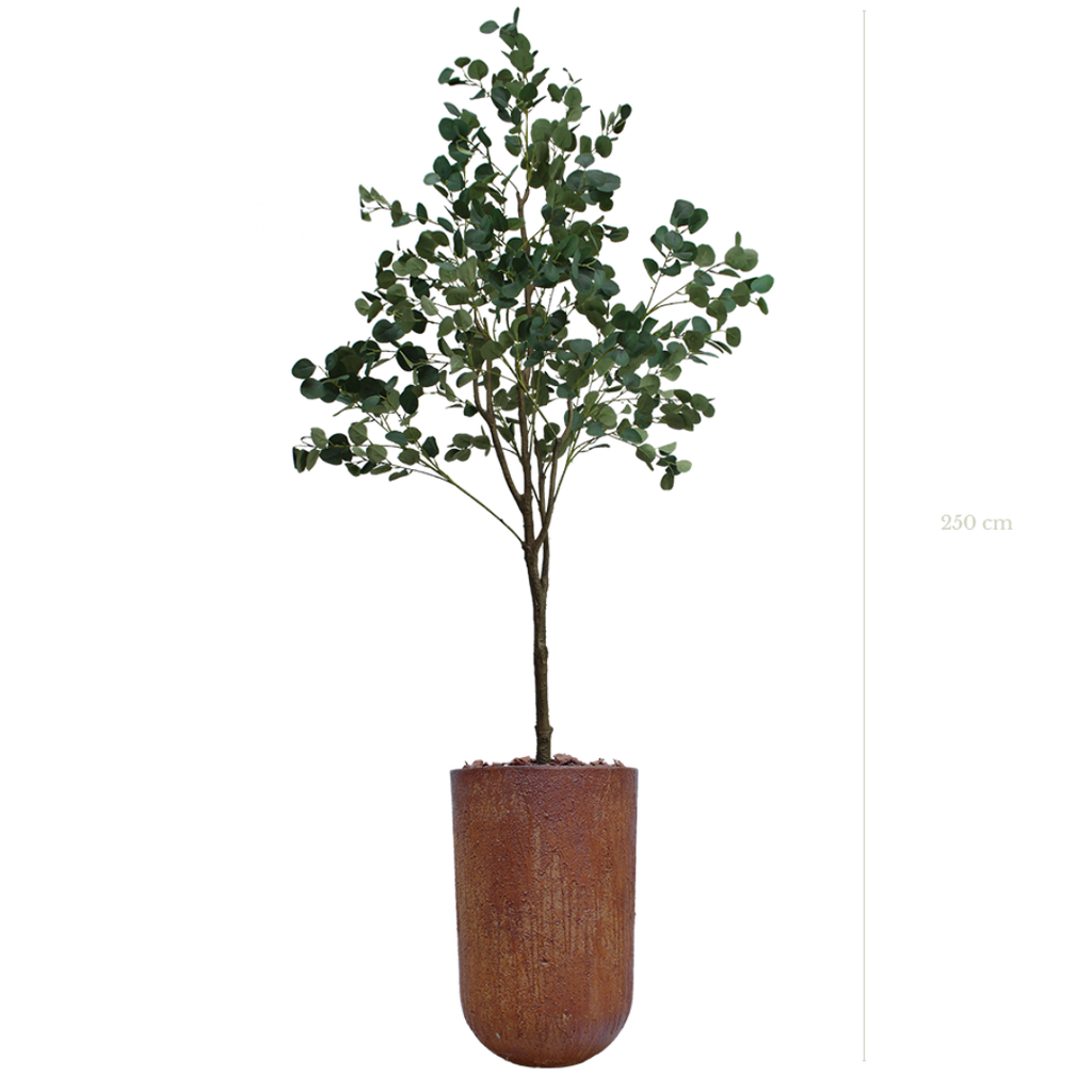 L'Arbre Eucalyptus 250 cm - Pot Marron #Artificiel