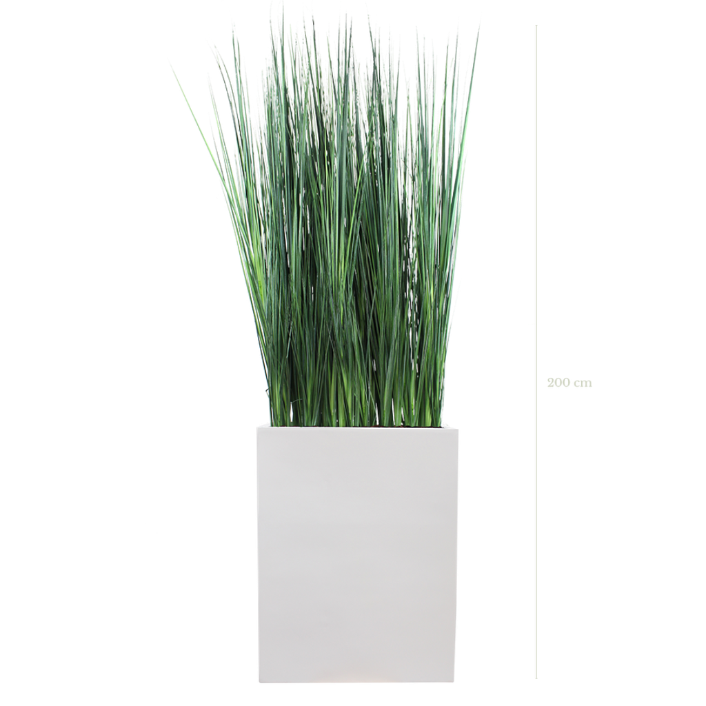 Séparateur M. Graminées Zen 200 cm - Bac Blanc #Artificiel