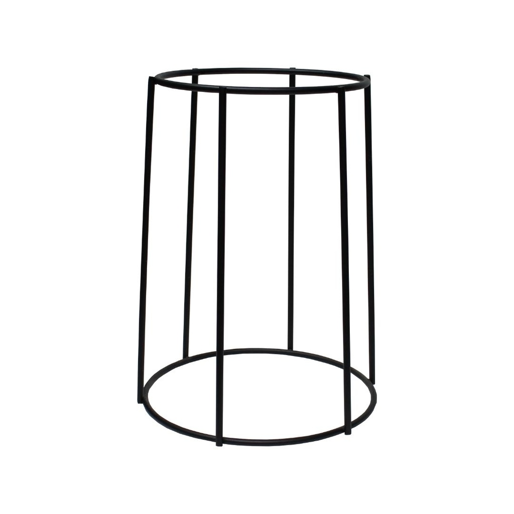 Schwarze Eisenstütze, H. 40 cm