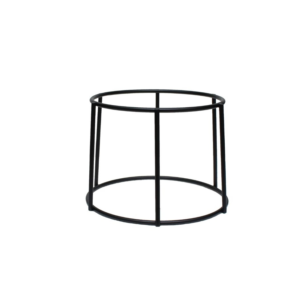 Support en fer noir H.20cm