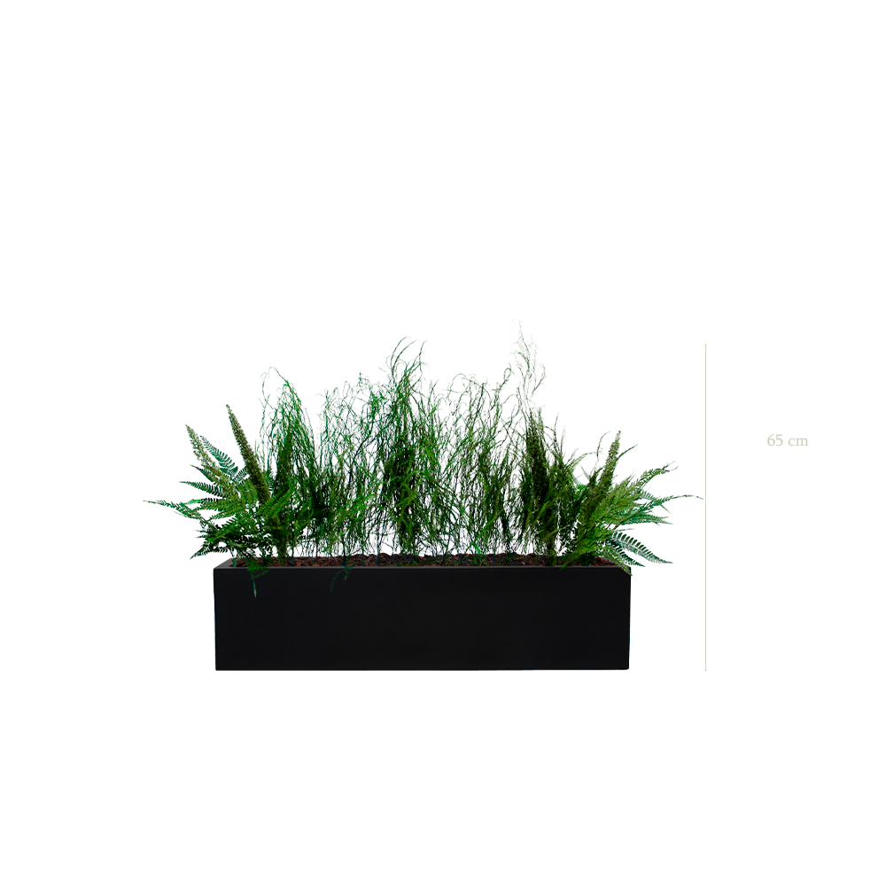 Jardinière Forêt - Bac Noir #Stabilisé