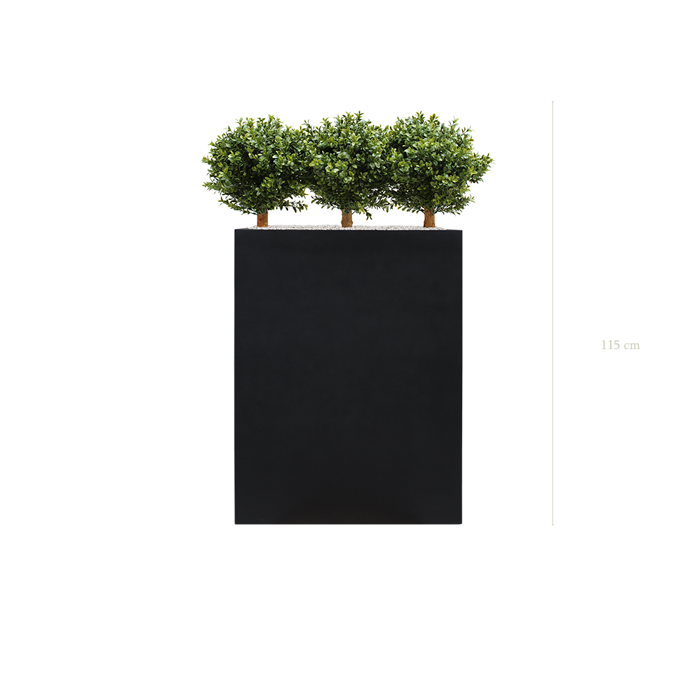 The Small Boxwood M. Black Divider #Artificial #Outdoor
