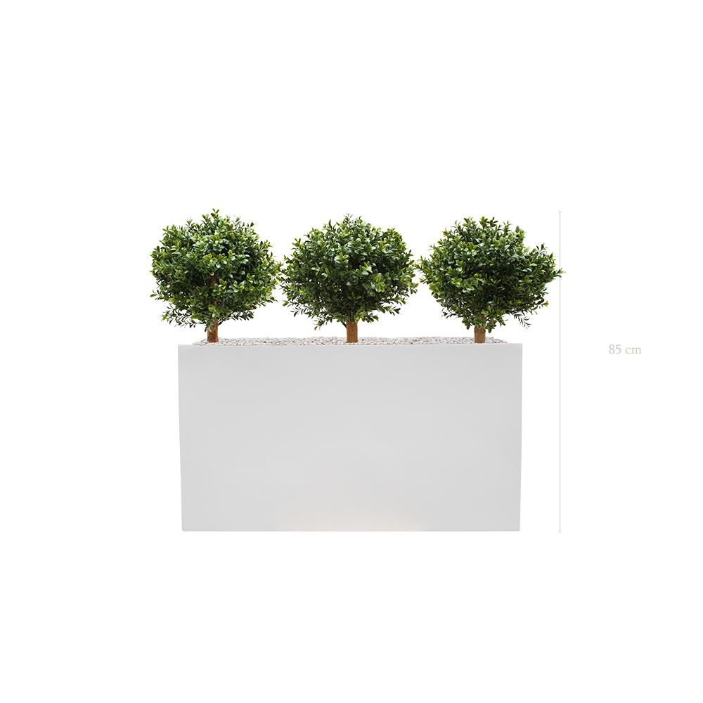 The Small Boxwood S. White Divider #Artificial #Outdoor