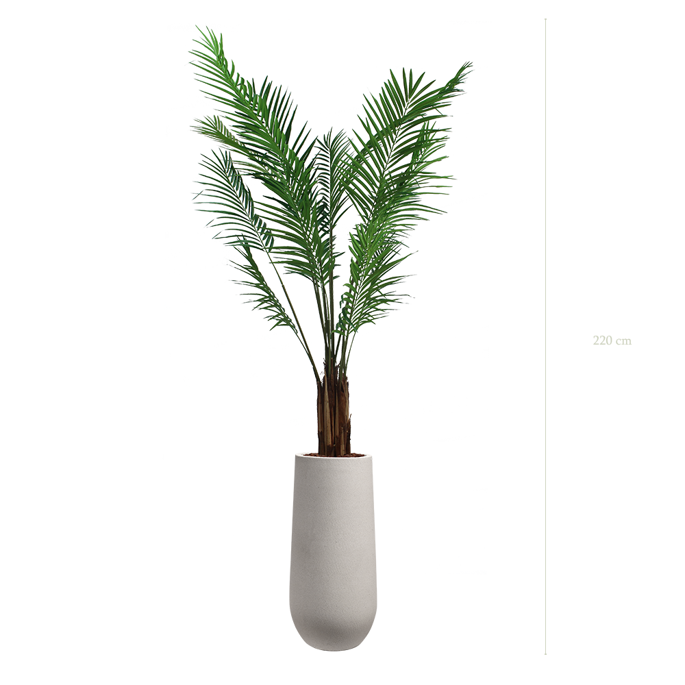 Die Areca - grau Sandtopf #künstlich