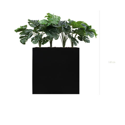 [A-TG38-FB4] The Small Monstera L. Black Divider   #Artificial