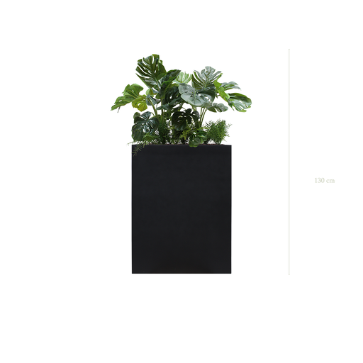 [A-J2-FB2] Séparateur M. Monstera - Bac Noir #Artificiel