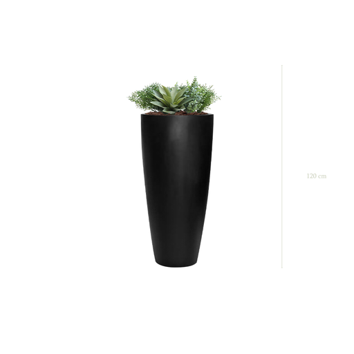 [A-J5-FB28] La Mexico - Pot Haut Noir #Artificiel