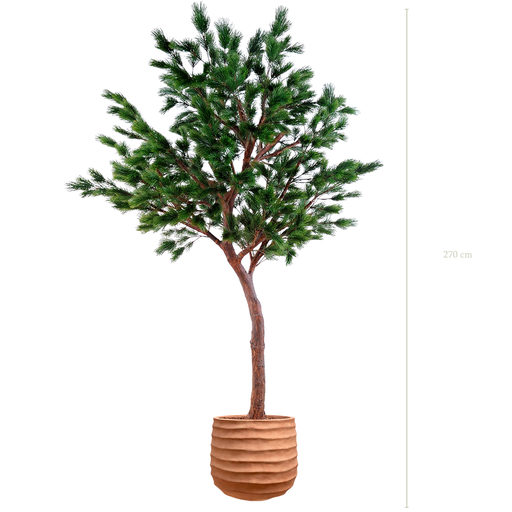 [A-AB6-FC14] The Tall Pine tree in a terracotta pot #Artificial