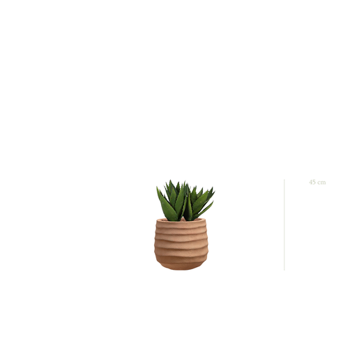 [A-PT16-FC12] L'Aloé - Pot Terracotta #Artificiel
