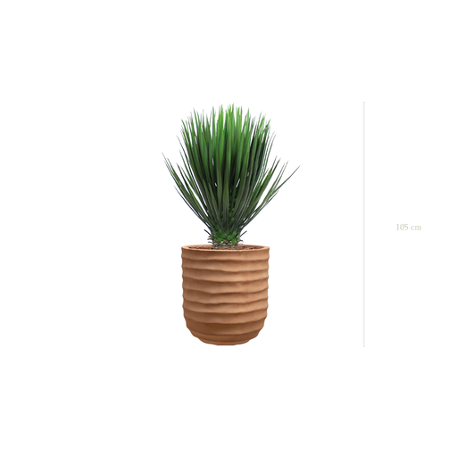 [A-PT13-FC15] Le Yucca - Pot Terracotta #Artificiel