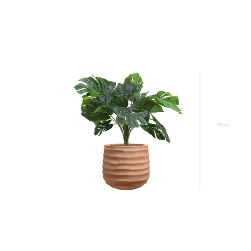 [A-TG38-FC13] La Petite Monstera - Pot Terracotta #Artificiel