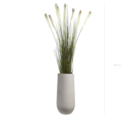 [A-TG1-FC21] The Pampa in a mineral grey pot #Artificial