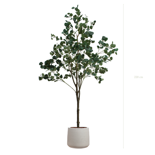 [A-AB7-FC19] L'Eucalyptus - Pot Sable - Artificiel