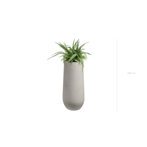 [A-TG10-FC21] The Fern in a mineral grey pot #Artificial