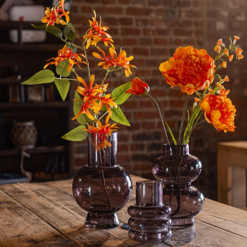 [A-TRIO-2] Le Trio Vase Marron #Artificiel