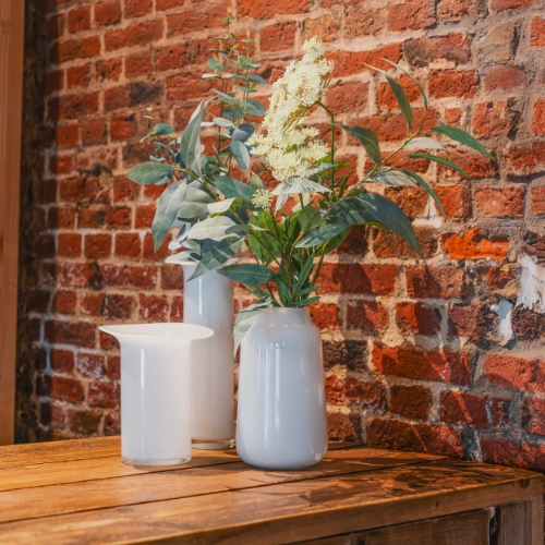 [A-TRIO-3] Le Trio Vase Opaline #Artificiel