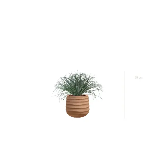 [A-TG55-FC12] La Graminée Bush - Pot Terracotta #Artificiel