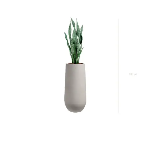 [A-PT27-FC21] Le Sansevieria - Pot Sable - Artificiel