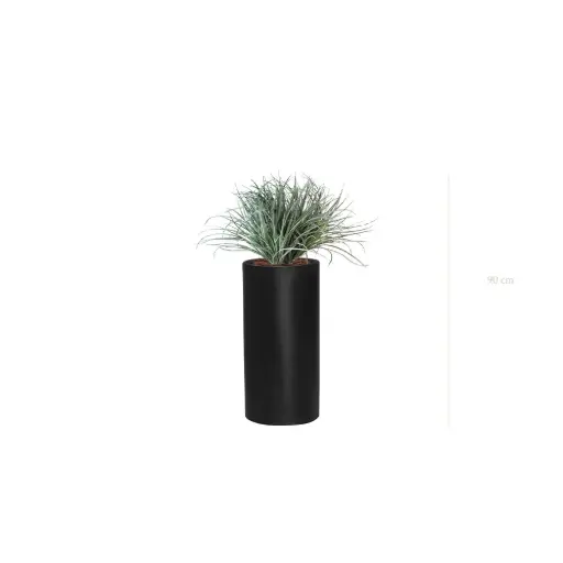 [A-TG55-FB17] The Graminée Bush – Tall Black Cylinder #Artificial