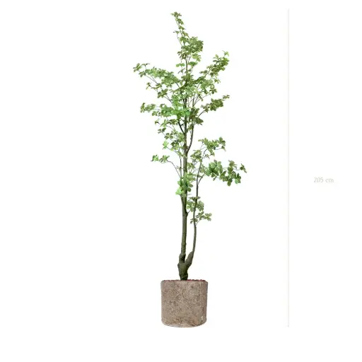 [A-PT32-TI6] Das Tropaeolum - Beiger Stofftopf #Künstlich