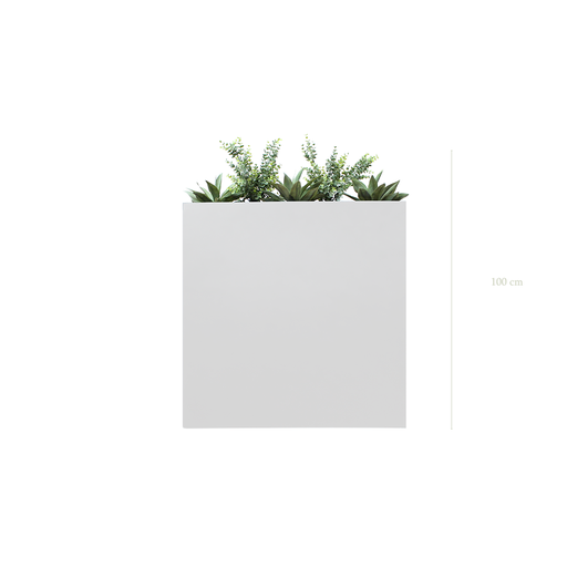 [A-J5-FB3] Séparateur L. Mexico 100 cm - Bac Blanc - Artificiel