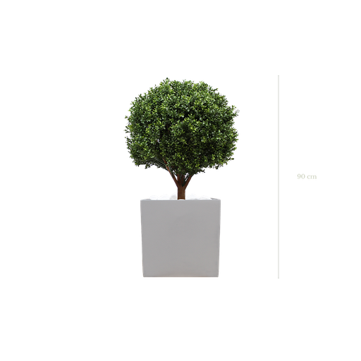 [A-PT9-FB8] Le Buis 90 cm - Cube Blanc #Artificiel