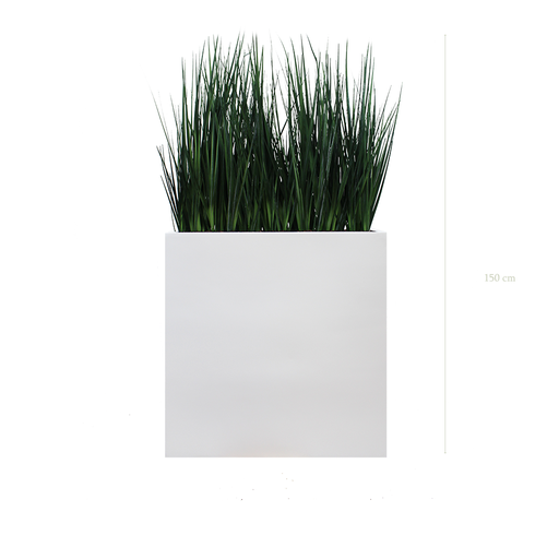 [A-TG7-FB3] Séparateur L. Graminées Zen 150 cm - Bac Blanc - Artificiel