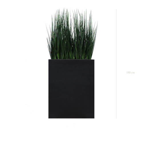 [A-TG7-FB2] Séparateur M. Graminées Zen 150 cm - Bac Noir #Artificiel