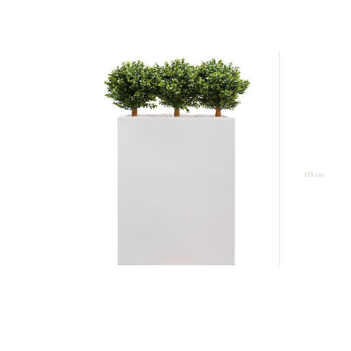 [AE-PT8-FB1] The Small Boxwood M. White Divider #Artificial #Outdoor