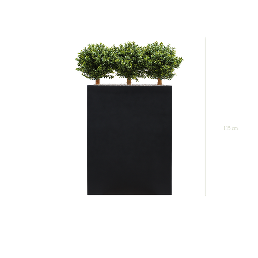 [AE-PT8-FB2] The Small Boxwood M. Black Divider #Artificial #Outdoor