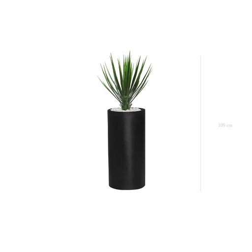 [AE-PT2-FB17] Der Yucca – Schwarzer Hochzylinder #Außenbereich #Künstlich