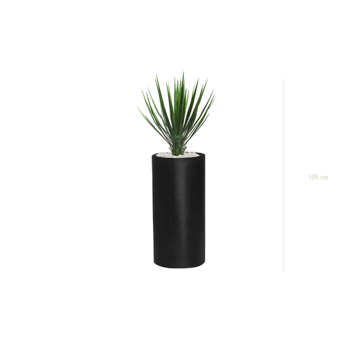 [AE-PT2-FB17] Le Yucca - Cylindre Haut Noir #Extérieur #Artificiel 