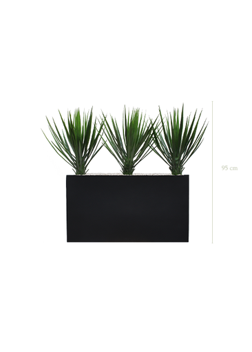 [AE-PT2-FB5] The Yuccas S. Black Divider #Artificial #Outdoor